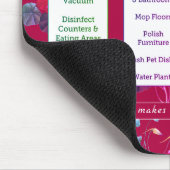 Tapis De Souris Floral féminin de programme et d'affirmation de (Coin)