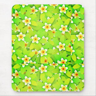 Tapis De Souris Floral Green Feuille Motif-61717