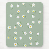 Tapis de souris floral Marguerite Sage