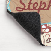 Tapis De Souris Floral Merveilles Mousepad (Coin)