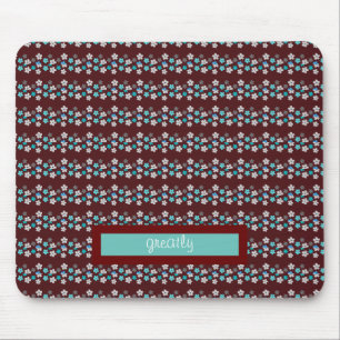 Tapis De Souris Floral moderne rustique