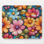 Tapis De Souris Floral Mousepad (Devant)