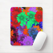 Tapis De Souris Floral multicolore (Avec souris)