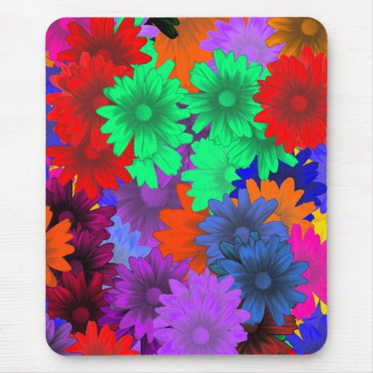 Tapis De Souris Floral multicolore (Devant)
