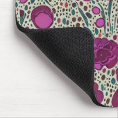 Tapis De Souris Floral pourpre (Coin)