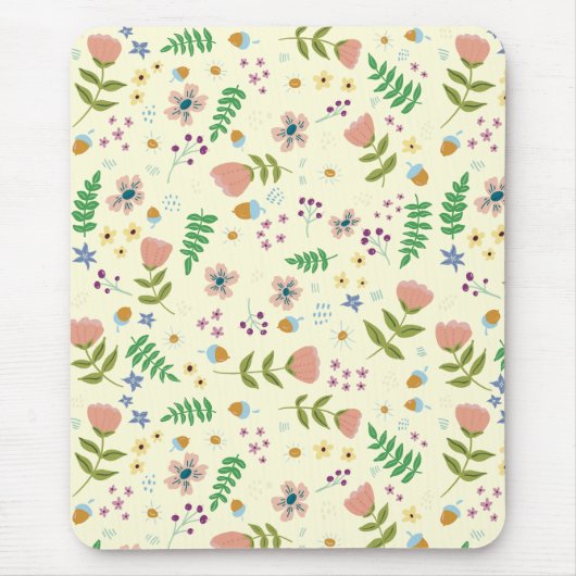 Tapis de souris floral sylvain (Devant)