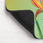 Tapis de souris floral tropical oiseau de paradis (Coin)