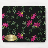 Tapis De Souris Floral victorien moderne | Personnaliser (Devant)