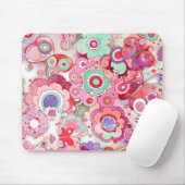 Tapis De Souris Floral Whimsy Mousepad (Avec souris)