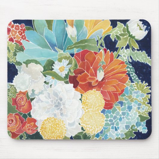 Tapis De Souris Florals de minuit III (Devant)