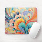 Tapis De Souris Flore 3 Floral Pastel Pad (Avec souris)
