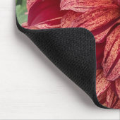 Tapis De Souris Flore de Dahlia Variée Rouge (Coin)