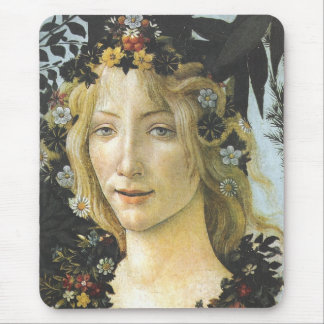 Tapis De Souris Flore (détail de Primavera) Beaux-arts Botticelli
