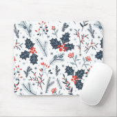 Tapis De Souris Flore hivernale (Avec souris)