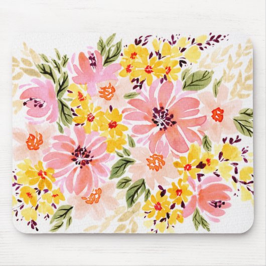 Tapis De Souris Flore - Souris Bouquet de printemps (Devant)