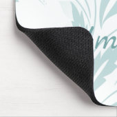 Tapis De Souris Flore subtile en blues (Coin)