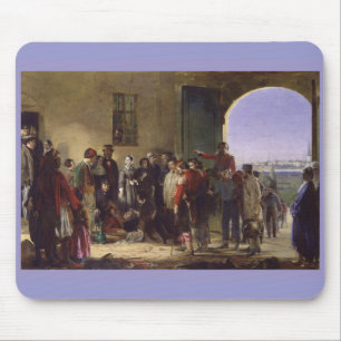 Tapis De Souris Florence Nightingale recevant le Scutari blessé