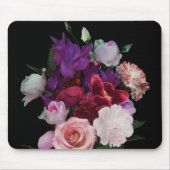 Tapis De Souris Flores sombres romantiques (Devant)