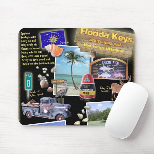 Tapis De Souris Florida Keys (Avec souris)