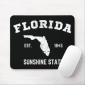 Tapis De Souris Floride Est 1845 Sunshine State (Avec souris)