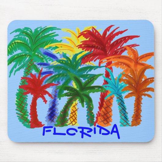 Tapis De Souris Floride palmier mousepad (Devant)