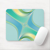 Tapis De Souris Flourish - art de fractale (Avec souris)