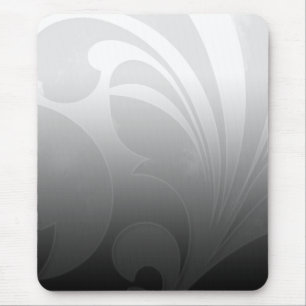 Tapis De Souris Flourish noir et blanc