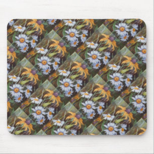 Tapis De Souris "Flower Field 2" Tile Patteren Floral Mousepad