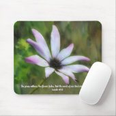 Tapis De Souris Flower Garden Faith Bible Verse Mouse Pad (Avec souris)