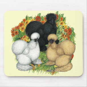 Tapis De Souris Flower Garden Silkies