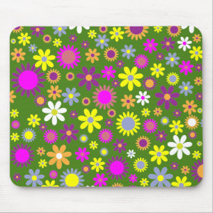 Tapis de souris Flower Power