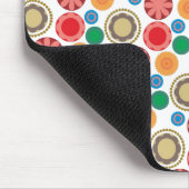 Tapis De Souris Flower Power en rangées 002 (Coin)