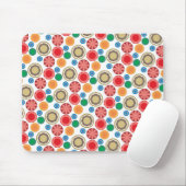 Tapis De Souris Flower Power en rangées 002 (Avec souris)