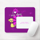 Tapis De Souris "Flower power" Kiley + Photo faite sur commande (Avec souris)