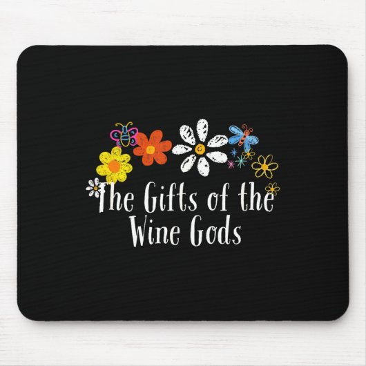 Tapis De Souris Flowers Drawing The Of The Wine Gods Funny 2025 Sa (Devant)