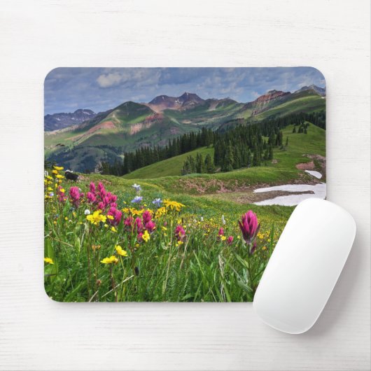 Tapis De Souris Flowers (homonymie) | Wildflowers Durango (Avec souris)