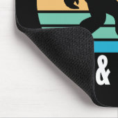 Tapis De Souris Fluent dans Cacher et chercher Bigfoot drôle (Coin)