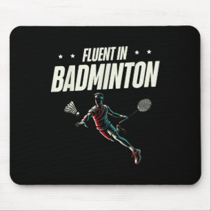 Tapis De Souris Fluent In Badminton Player Shutt