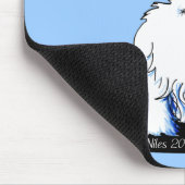 Tapis De Souris Fluffy Butt Westie (Coin)