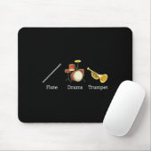 Tapis De Souris Fluide Trumpet Et Instruments Subtil Anti Tru (Avec souris)