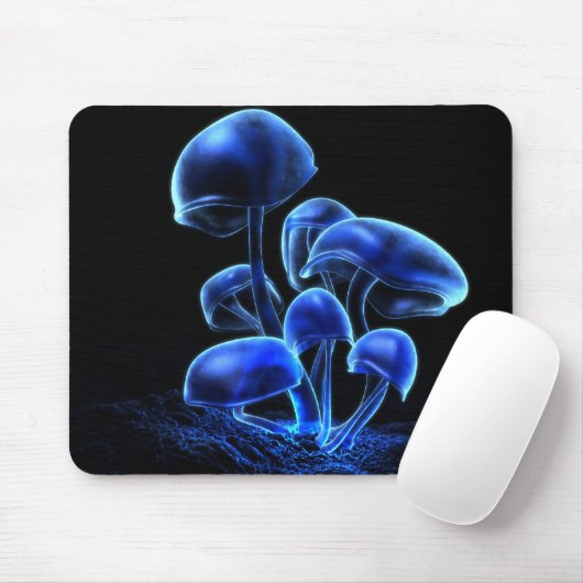 Tapis De Souris Fluorescence (2009) Mousepad bleus (Avec souris)