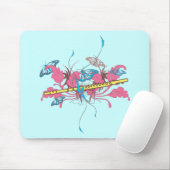Tapis De Souris Flûte papillon (Avec souris)