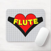 Tapis De Souris Flûte sur le coeur (Avec souris)