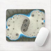 Tapis De Souris Flux bleu - Mousepad fragile (Avec souris)