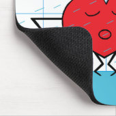 Tapis De Souris Flux d'amour de douche : (Coin)