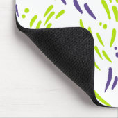 Tapis De Souris Flux de chaux vert et pourpre (Coin)
