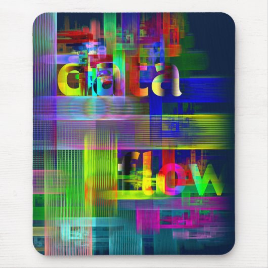 Tapis De Souris flux de données (Devant)