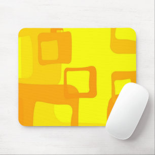 Tapis De Souris Flux de soleil vibrant - Formes d'art abstrait mod