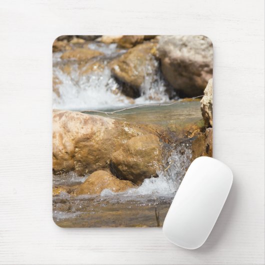 Tapis De Souris Flux orageux au printemps (Avec souris)