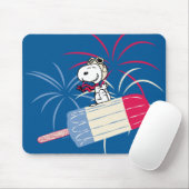 Tapis De Souris Flying Ace Snoopy on Ice Pop (Avec souris)